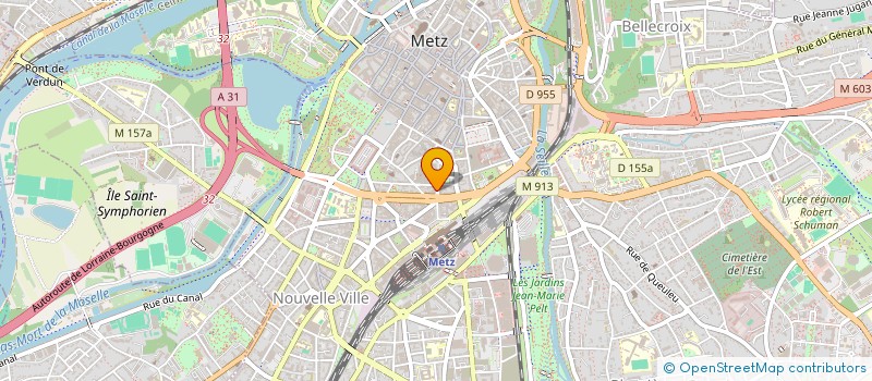 localisation de l'entreprise ASSOCIATION DE GESTION DES RESTAURANTS ADMNISTRATIFS MOSELLE à METZ