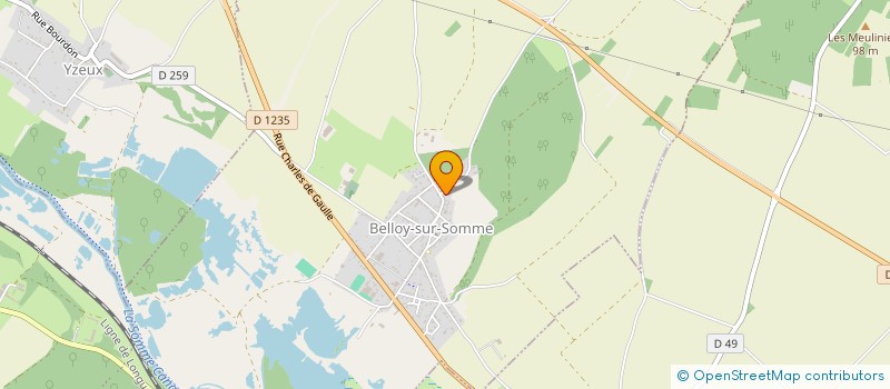 localisation de l'entreprise ASSOCIATION DE GESTION DU CENTRE D'ACCUEIL ET DE VIE DE BELLOY SUR SOMME à BELLOY-SUR-SOMME