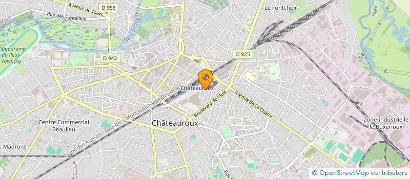 localisation de l'entreprise ASSOCIATION DE GESTION DU CHAUFFOIR à CHATEAUROUX