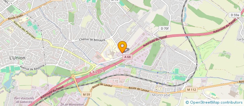 localisation de l'entreprise ASSOCIATION DE GESTION DU COMITE D'ACTION SOCIALE ET CULTURELLE ARTISANALE DE MIDI PYRENEES à ST JEAN