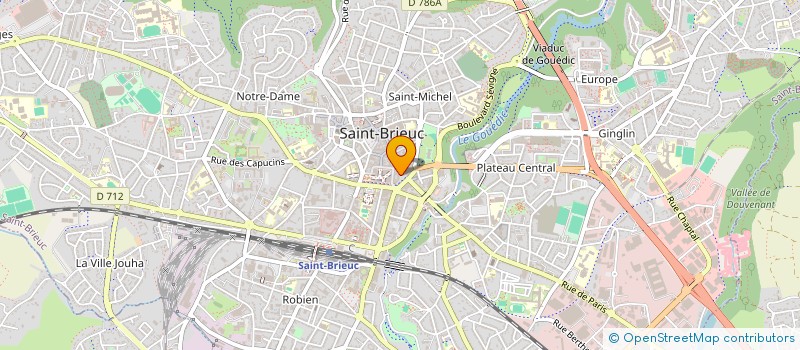 localisation de l'entreprise ASSOCIATION DE GESTION DU COURS D'ARMOR à SAINT-BRIEUC