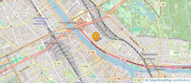 localisation de l'entreprise ASSOCIATION DE GESTION DU FONDS SOCIAL SANTE PREVOYANCE DE LA CCNT DU 26 AOUT 1965  CHARENTON-LE-PONT