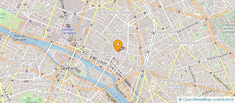 localisation de l'entreprise ASSOCIATION DE GESTION DU LOCAL INTERASSOCIATIF LGBTQI+ DU 22 RUE MALHER  PARIS