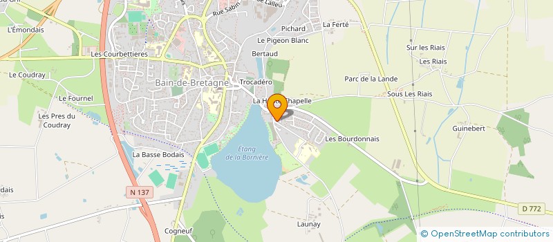 localisation de l'entreprise ASSOCIATION DE GESTION DU LYCEE PROFESSIONNEL ST YVES DE BAIN DE BRETAGNE à BAIN-DE-BRETAGNE