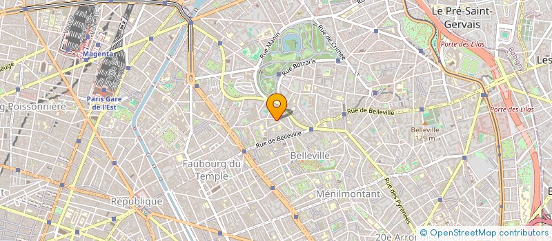 localisation de l'entreprise ASSOCIATION DE GESTION DU PARITARISME DES ENTREPRISES TECHNIQUES AU SERVICE DE LA CREATION ET DE L'EVENEMENT  PARIS