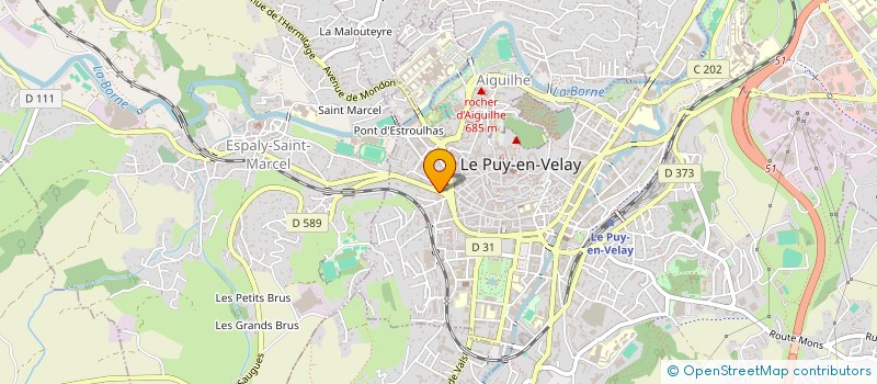 localisation de l'entreprise ASSOCIATION DE GESTION DU POLE 11 DE L' ECOLE DE PSYCHANALYSE DES FORUMS DU CHAMP LACANIEN (EPFCL) - FRANCE à LE PUY-EN-VELAY