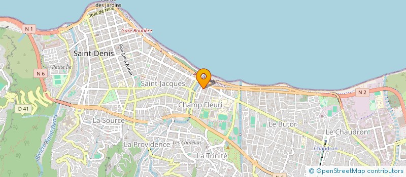 localisation de l'entreprise ASSOCIATION DE GESTION DU RESTAURANT ADMINISTRATIF DES SERVICES FINANCIERS DE ST DENIS  DE LA REUNION  SAINT-DENIS