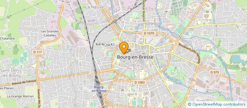 localisation de l'entreprise ASSOCIATION DE GESTION DU RESTAURANT INTER ADMINISTRATIF LES MARRONNIERS à BOURG-EN-BRESSE