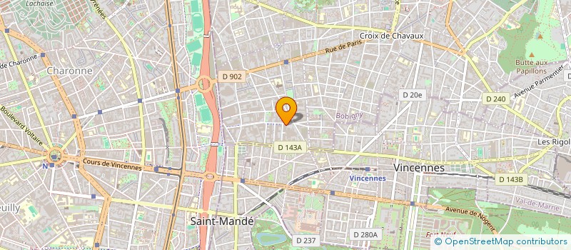localisation de l'entreprise ASSOCIATION DE GESTION DU RIE TERRA NOVA III à MONTREUIL