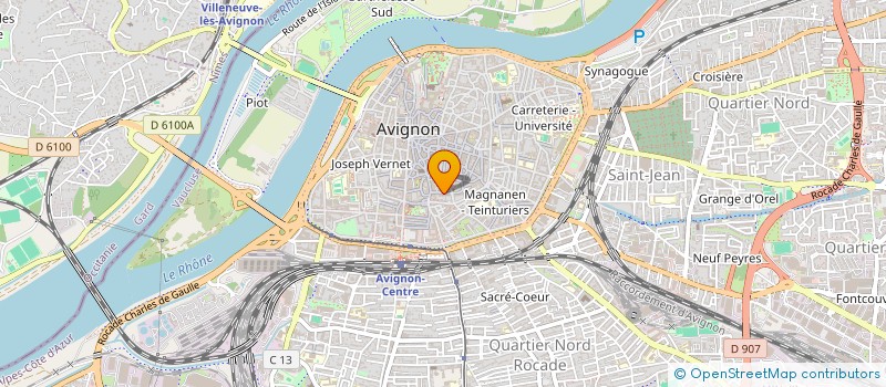 localisation de l'entreprise ASSOCIATION DE GESTION DU THEATRE DE LA NOUVELLE ETINCELLE  AVIGNON