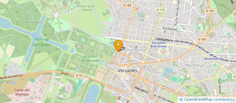 localisation de l'entreprise ASSOCIATION DE GESTION EEIE à VERSAILLES