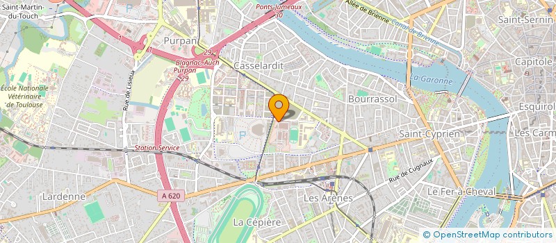 localisation de l'entreprise ASSOCIATION DE GESTION ESPERANCE BANLIEUES TOULOUSE à TOULOUSE