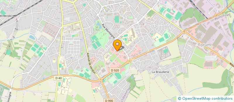 localisation de l'entreprise ASSOCIATION DE GESTION ET COMPTABIL à CHATEAUROUX