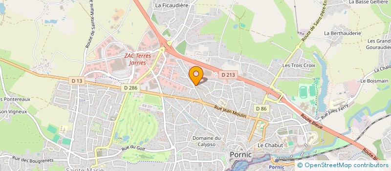 localisation de l'entreprise ASSOCIATION DE GESTION ET D'INNOVATION  PORNIC