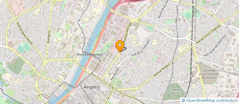 localisation de l'entreprise ASSOCIATION DE GESTION ET DE COMPTABILITE à ANGERS