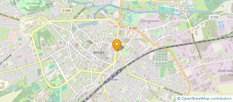 localisation de l'entreprise ASSOCIATION DE GESTION ET DE COMPTABILITE ACOGES HAUTS DE FRANCE à ARRAS