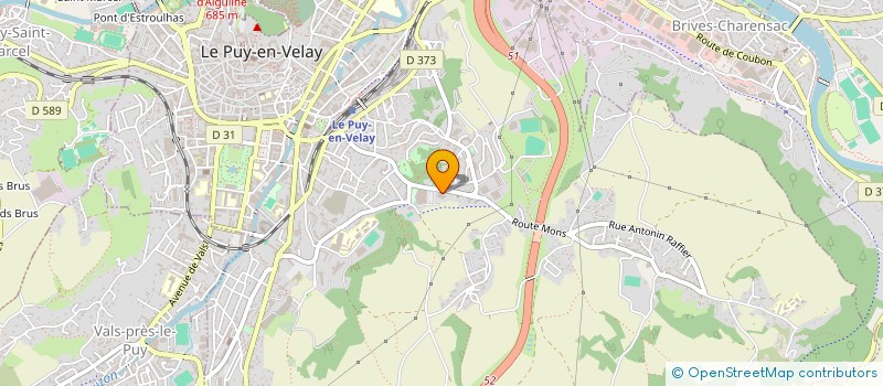 localisation de l'entreprise ASSOCIATION DE GESTION ET DE COMPTABILITE DE HAUTE-LOIRE  LE PUY-EN-VELAY