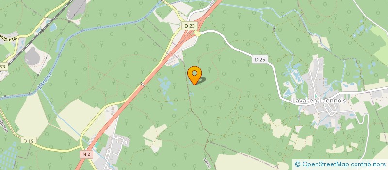 localisation de l'entreprise ASSOCIATION DE GESTION ET DE COMPTABILITE DE L ARTISANAT ET DES METIERS DE L AISNE à LAVAL-EN-LAONNOIS