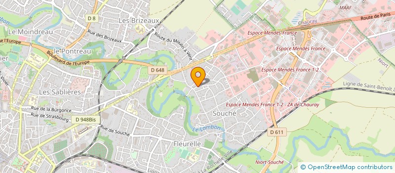 localisation de l'entreprise ASSOCIATION DE GESTION ET DE LA COMPTABILITE DE LA BOULANGERIE PATISSERIE FRANCAISE  NIORT