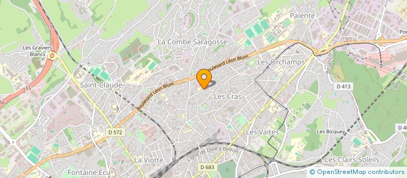 localisation de l'entreprise ASSOCIATION DE GESTION JEANNE ANTIDE THOURET à BESANCON