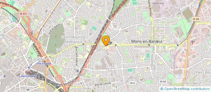 localisation de l'entreprise ASSOCIATION DE GESTION LACORDAIRE  MONS-EN-BARUL