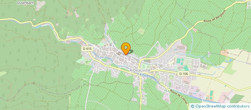 localisation de l'entreprise ASSOCIATION DE GESTION LE LUTZELBACH à RIBEAUVILLE