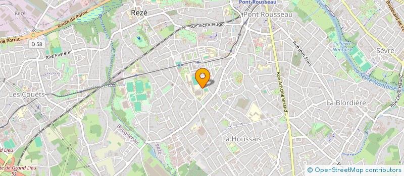 localisation de l'entreprise ASSOCIATION DE GESTION POUR LE FONCTIONNEMENT DU CONSEIL CITOYEN DE REZE à REZE