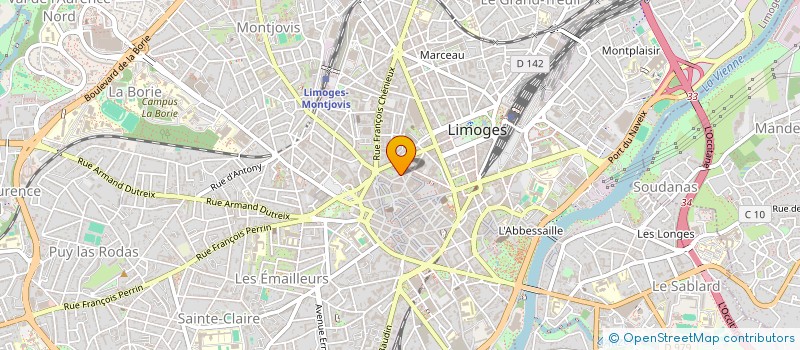 localisation de l'entreprise ASSOCIATION DE GESTION RIA AGRIALEMO à LIMOGES