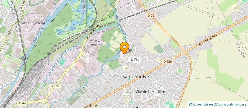 localisation de l'entreprise ASSOCIATION DE GESTION ST JOSEPH  SAINT-SAULVE