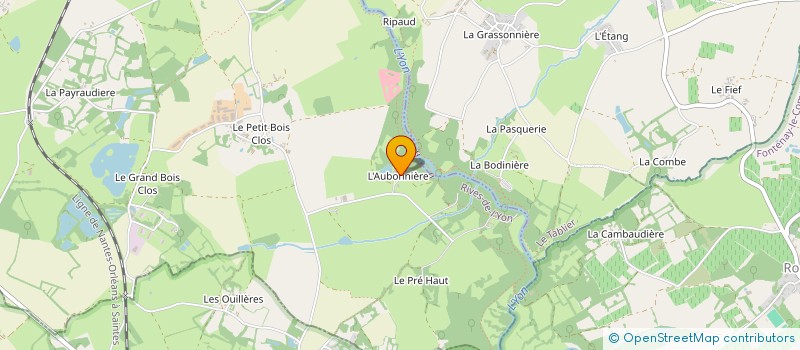 localisation de l'entreprise ASSOCIATION DE GESTIONNAIRES RESPONSABLES DE L'YON OEUVRANT POUR LA NATURE ET LA CULTURE  RIVES DE L'YON