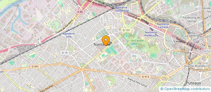 localisation de l'entreprise ASSOCIATION DE GOUREL HAMATH (ADGH)  NANTERRE