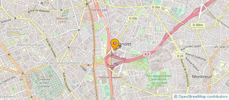 localisation de l'entreprise ASSOCIATION DE GOUVERNANCE DE L ACCORD PENELOP à BAGNOLET
