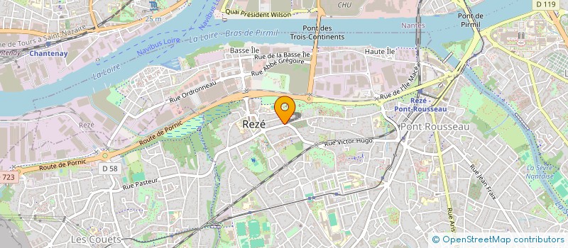 localisation de l'entreprise ASSOCIATION DE GRAINE D'AIDE A LA PERSONNE à REZE