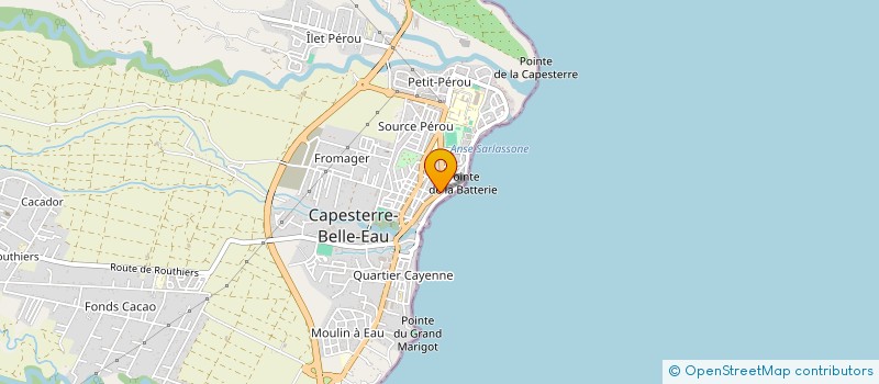 localisation de l'entreprise ASSOCIATION DE GWADA MOLOSSES EN NOU à CAPESTERRE-BELLE-EAU