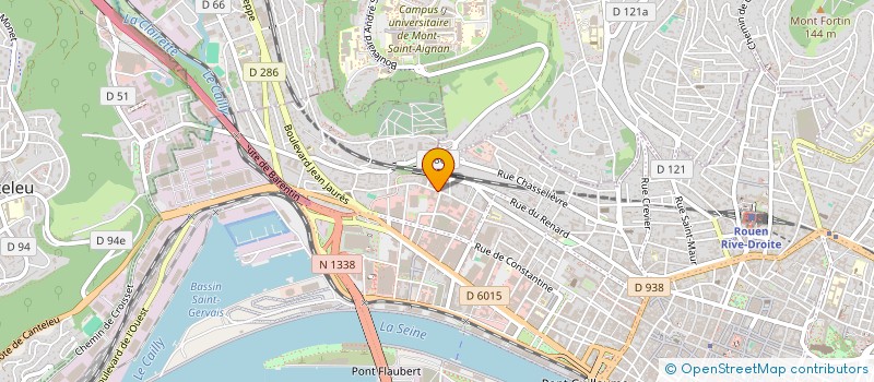 localisation de l'entreprise ASSOCIATION DE GYMNASTIQUE VOLONTAIRE à ROUEN