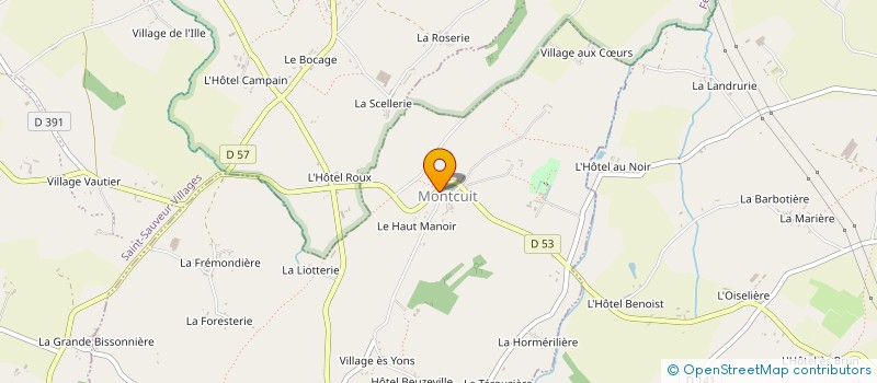 localisation de l'entreprise ASSOCIATION DE GYMNASTIQUE VOLONTAIRE  SAINT-SAUVEUR-VILLAGES