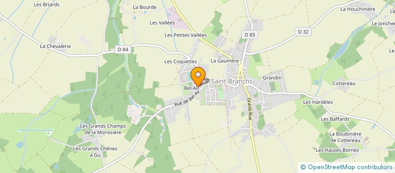 localisation de l'entreprise ASSOCIATION DE GYMNASTIQUE VOLONTAIRE DE CORMERY  CORMERY