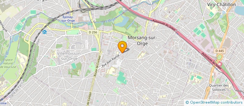 localisation de l'entreprise ASSOCIATION DE GYMNASTIQUE VOLONTAIRE DE MORSANG SUR ORGE à MORSANG-SUR-ORGE