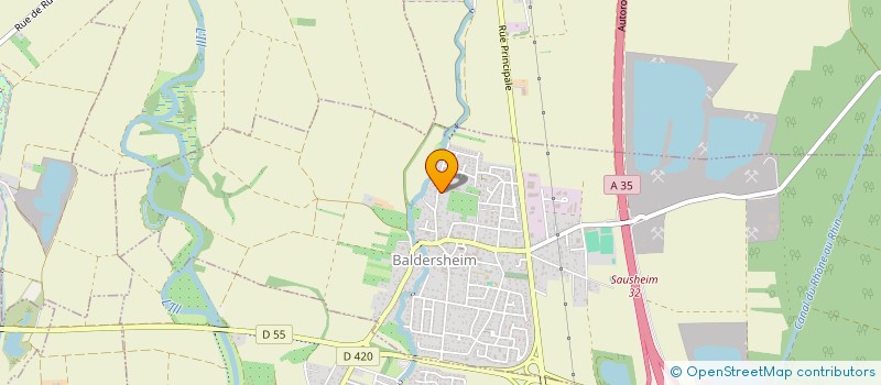 localisation de l'entreprise ASSOCIATION DE GYMNASTIQUE VOLONTAIRE FUN DE BATTENHEIM  BATTENHEIM