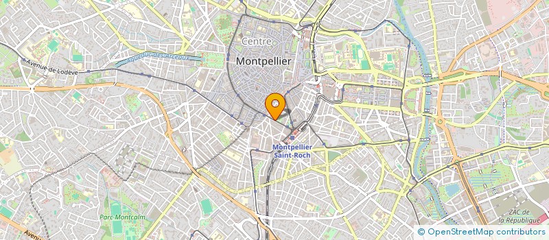 localisation de l'entreprise ASSOCIATION DE JEUNES ANIMATEURS à MONTPELLIER