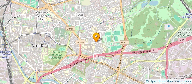 localisation de l'entreprise ASSOCIATION DE JEUNES PLEBEIENS à SAINT-DENIS