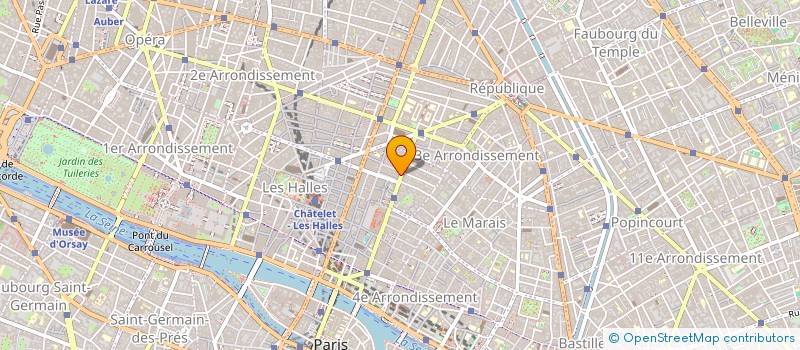 localisation de l'entreprise ASSOCIATION DE JUDO-JUJITSU MAKOTO  PARIS