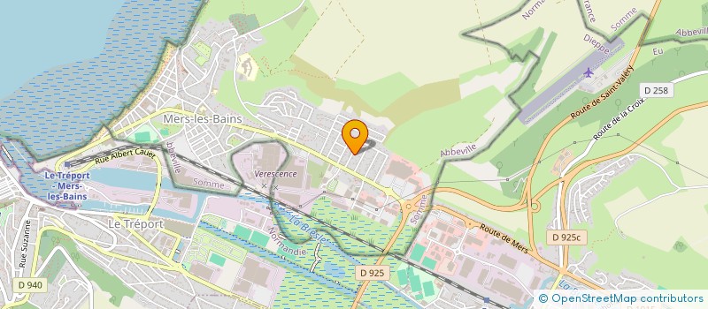 localisation de l'entreprise ASSOCIATION DE JUMELAGE  MERS-LES-BAINS