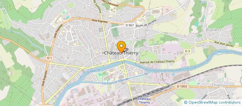 localisation de l'entreprise ASSOCIATION DE JUMELAGE CHATEAU-THIERRY-GRYBOW  CHATEAU-THIERRY