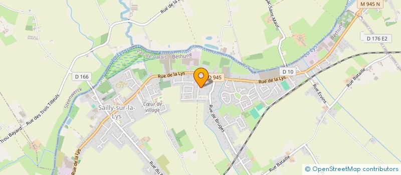 localisation de l'entreprise ASSOCIATION DE JUMELAGE DE SAILLY-SUR-LA-LYS  SAILLY-SUR-LA-LYS