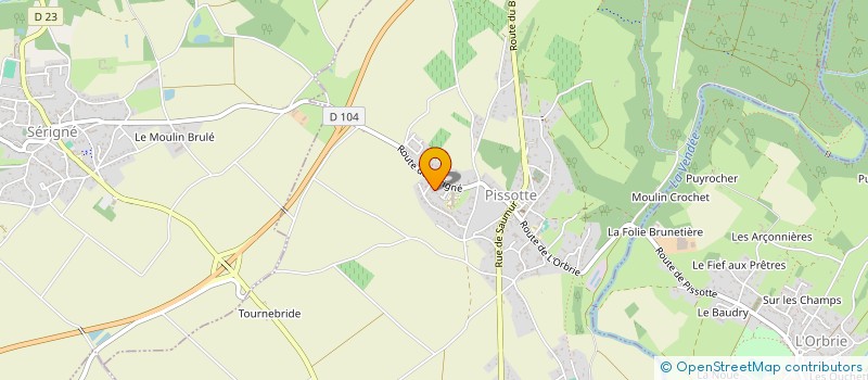 localisation de l'entreprise ASSOCIATION DE JUSTICE JEUNE  PISSOTTE