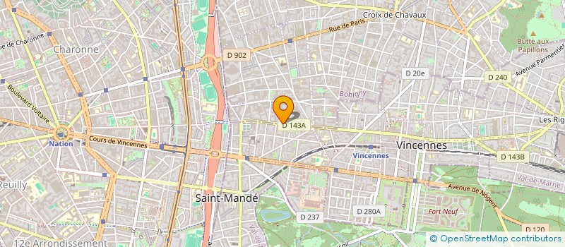 localisation de l'entreprise ASSOCIATION DE KANGABA à MONTREUIL