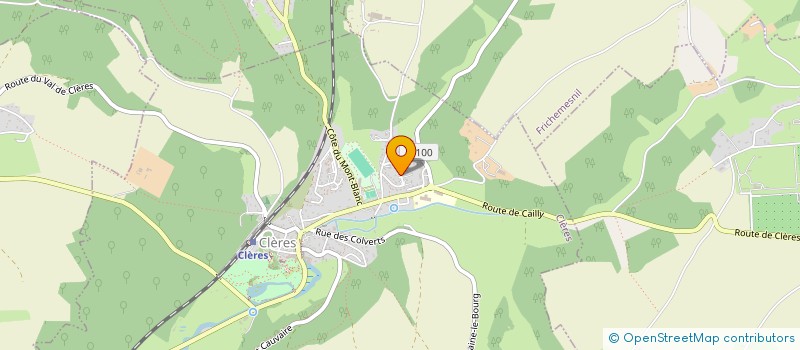 localisation de l'entreprise ASSOCIATION DE KARTING ROUENNAISE EN SANTE  CLERES