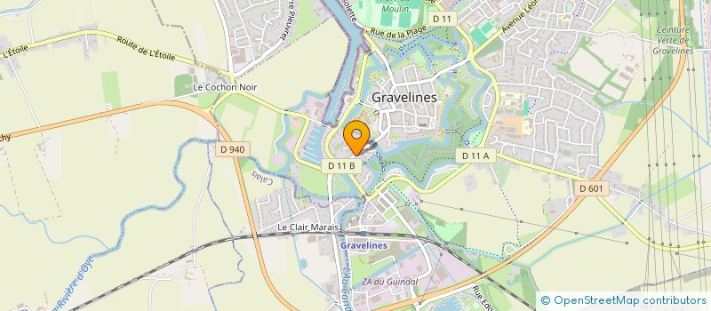 localisation de l'entreprise ASSOCIATION DE KINESITHERAPIE DES RIVES DE L AA WULVERYCK BLOCKLET à GRAVELINES