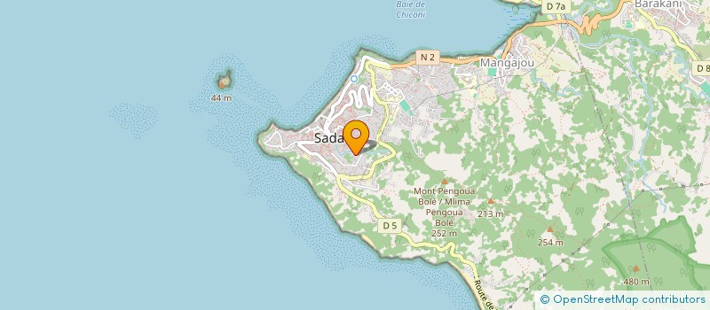 localisation de l'entreprise ASSOCIATION DE KOUMBINI ET DES QUARTIERS RIVERAINS à SADA